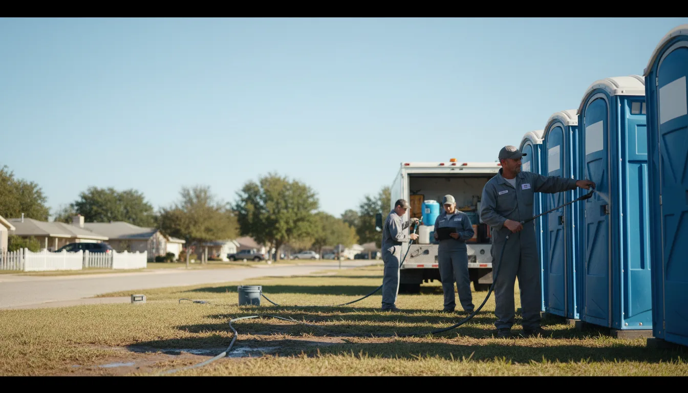 Long-Term Portable Toilet Rental in Hartford, OH near me